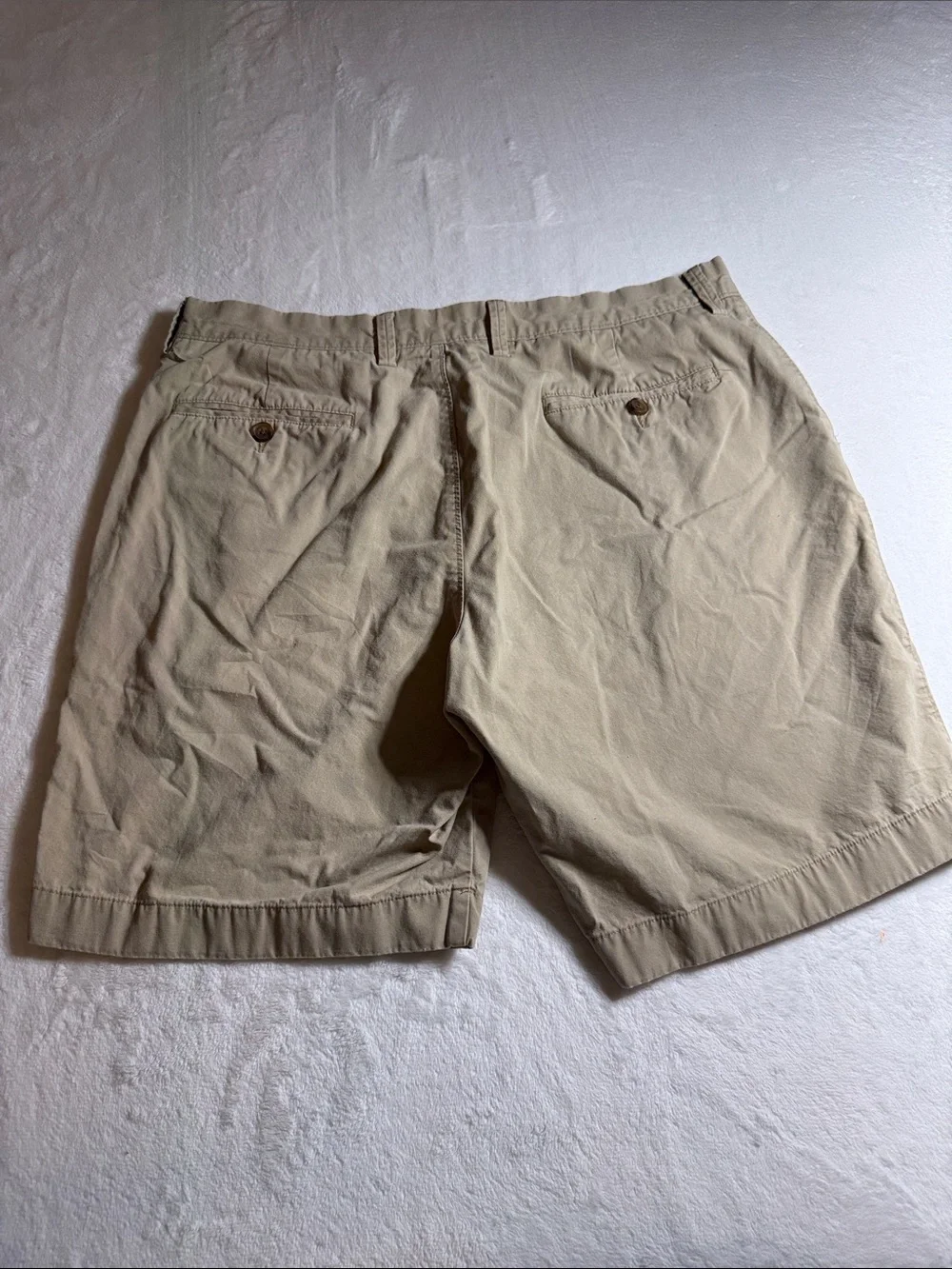 J. Crew Men's Tan Flat Front Cotton Shorts
